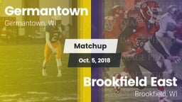 Matchup: Germantown vs. Brookfield East  2018