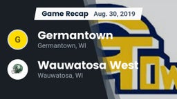 Recap: Germantown  vs. Wauwatosa West  2019