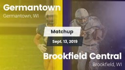 Matchup: Germantown vs. Brookfield Central  2019