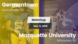 Matchup: Germantown vs. Marquette University  2019