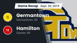 Recap: Germantown  vs. Hamilton  2019