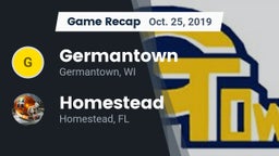 Recap: Germantown  vs. Homestead  2019