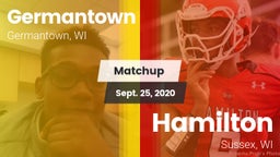 Matchup: Germantown vs. Hamilton  2020