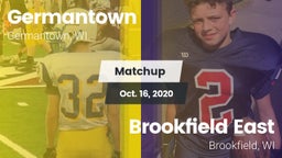 Matchup: Germantown vs. Brookfield East  2020