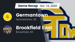 Recap: Germantown  vs. Brookfield East  2020