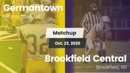 Matchup: Germantown vs. Brookfield Central  2020