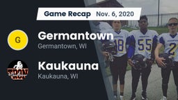 Recap: Germantown  vs. Kaukauna  2020