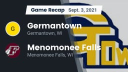 Recap: Germantown  vs. Menomonee Falls  2021