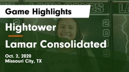 Hightower  vs Lamar Consolidated  Game Highlights - Oct. 2, 2020