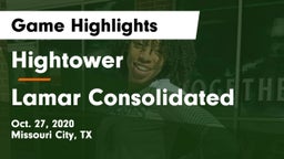 Hightower  vs Lamar Consolidated  Game Highlights - Oct. 27, 2020