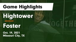 Hightower  vs Foster  Game Highlights - Oct. 19, 2021