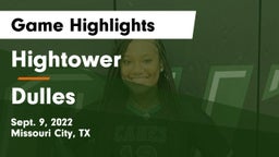 Hightower  vs Dulles  Game Highlights - Sept. 9, 2022