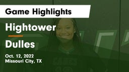 Hightower  vs Dulles  Game Highlights - Oct. 12, 2022