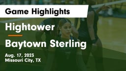 Hightower  vs Baytown Sterling Game Highlights - Aug. 17, 2023