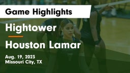 Hightower  vs Houston Lamar Game Highlights - Aug. 19, 2023