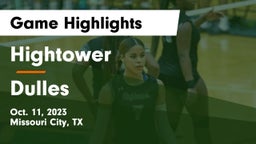 Hightower  vs Dulles Game Highlights - Oct. 11, 2023