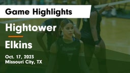 Hightower  vs Elkins Game Highlights - Oct. 17, 2023