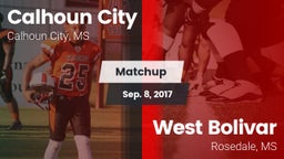 Matchup: Calhoun City vs. West Bolivar  2017