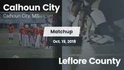 Matchup: Calhoun City vs. Leflore County  2018