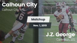 Matchup: Calhoun City vs. J.Z. George  2019