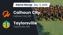 Recap: Calhoun City  vs. Taylorsville  2020