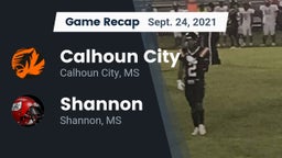 Recap: Calhoun City  vs. Shannon  2021