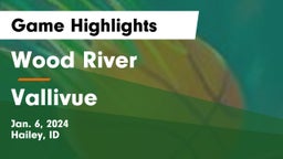 Wood River  vs Vallivue  Game Highlights - Jan. 6, 2024