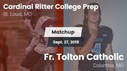 Matchup: Cardinal Ritter vs. Fr. Tolton Catholic  2019