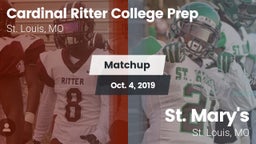 Matchup: Cardinal Ritter vs. St. Mary's  2019