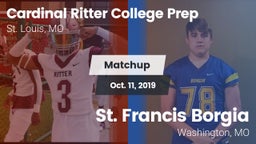 Matchup: Cardinal Ritter vs. St. Francis Borgia  2019