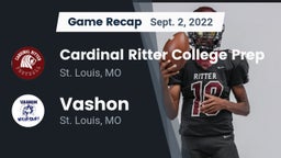 Recap: Cardinal Ritter College Prep  vs. Vashon  2022