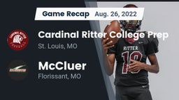 Recap: Cardinal Ritter College Prep  vs. McCluer  2022