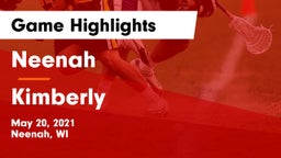 Neenah  vs Kimberly Game Highlights - May 20, 2021