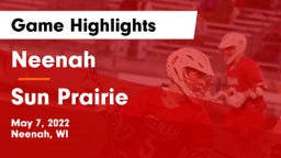 Neenah  vs Sun Prairie Game Highlights - May 7, 2022