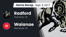 Recap: Radford  vs. Waianae  2017