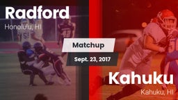 Matchup: Radford vs. Kahuku  2017