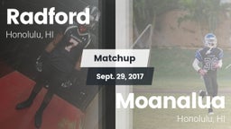 Matchup: Radford vs. Moanalua  2017