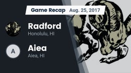 Recap: Radford  vs. Aiea  2017