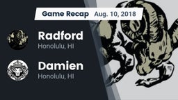 Recap: Radford  vs. Damien  2018