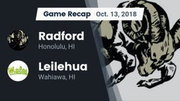 Recap: Radford  vs. Leilehua  2018