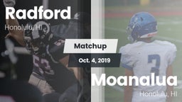 Matchup: Radford vs. Moanalua  2019