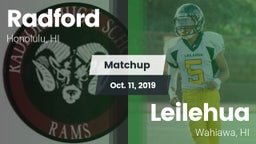 Matchup: Radford vs. Leilehua  2019