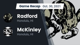 Recap: Radford  vs. McKinley  2021