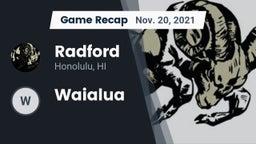 Recap: Radford  vs. Waialua 2021