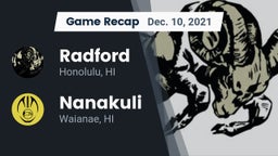 Recap: Radford  vs. Nanakuli  2021