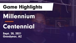 Millennium   vs Centennial Game Highlights - Sept. 28, 2021