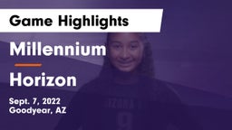 Millennium   vs Horizon  Game Highlights - Sept. 7, 2022
