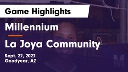 Millennium   vs La Joya Community  Game Highlights - Sept. 22, 2022