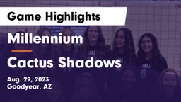 Millennium   vs Cactus Shadows  Game Highlights - Aug. 29, 2023