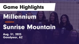 Millennium   vs Sunrise Mountain  Game Highlights - Aug. 31, 2023